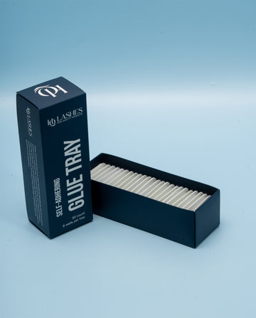 Suport adeziv de unică folosință pentru extensii de gene – 50 buc / set