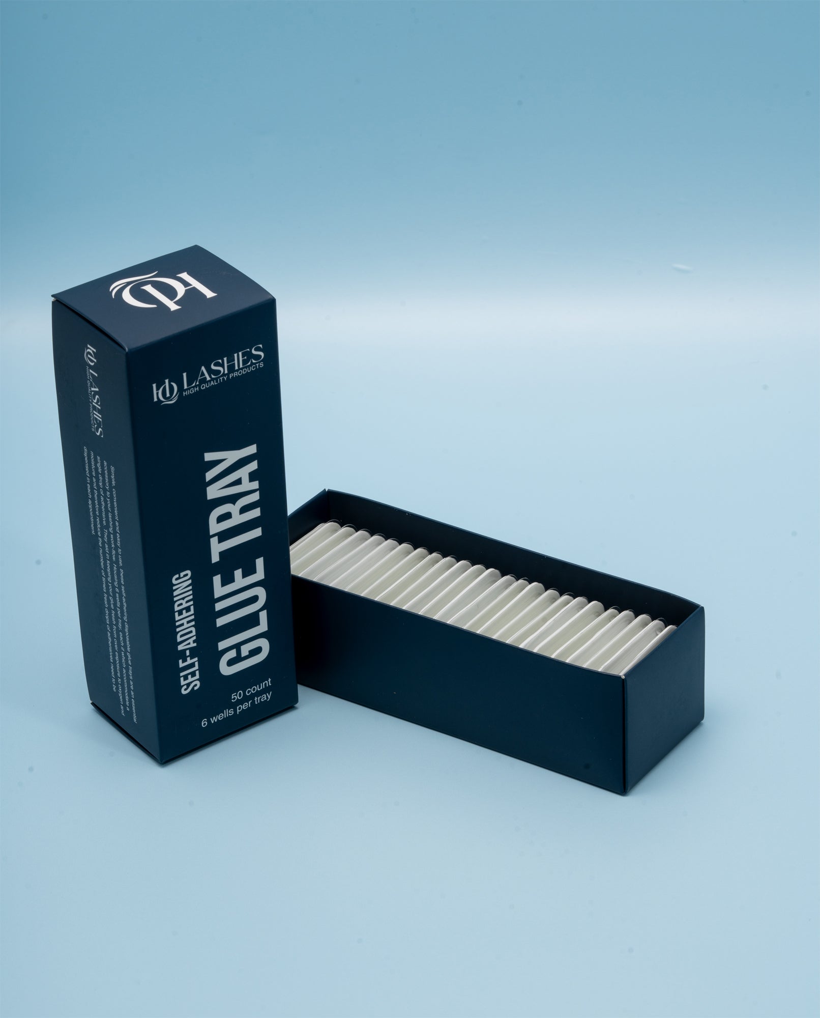 Suport adeziv de unică folosință pentru extensii de gene – 50 buc / set