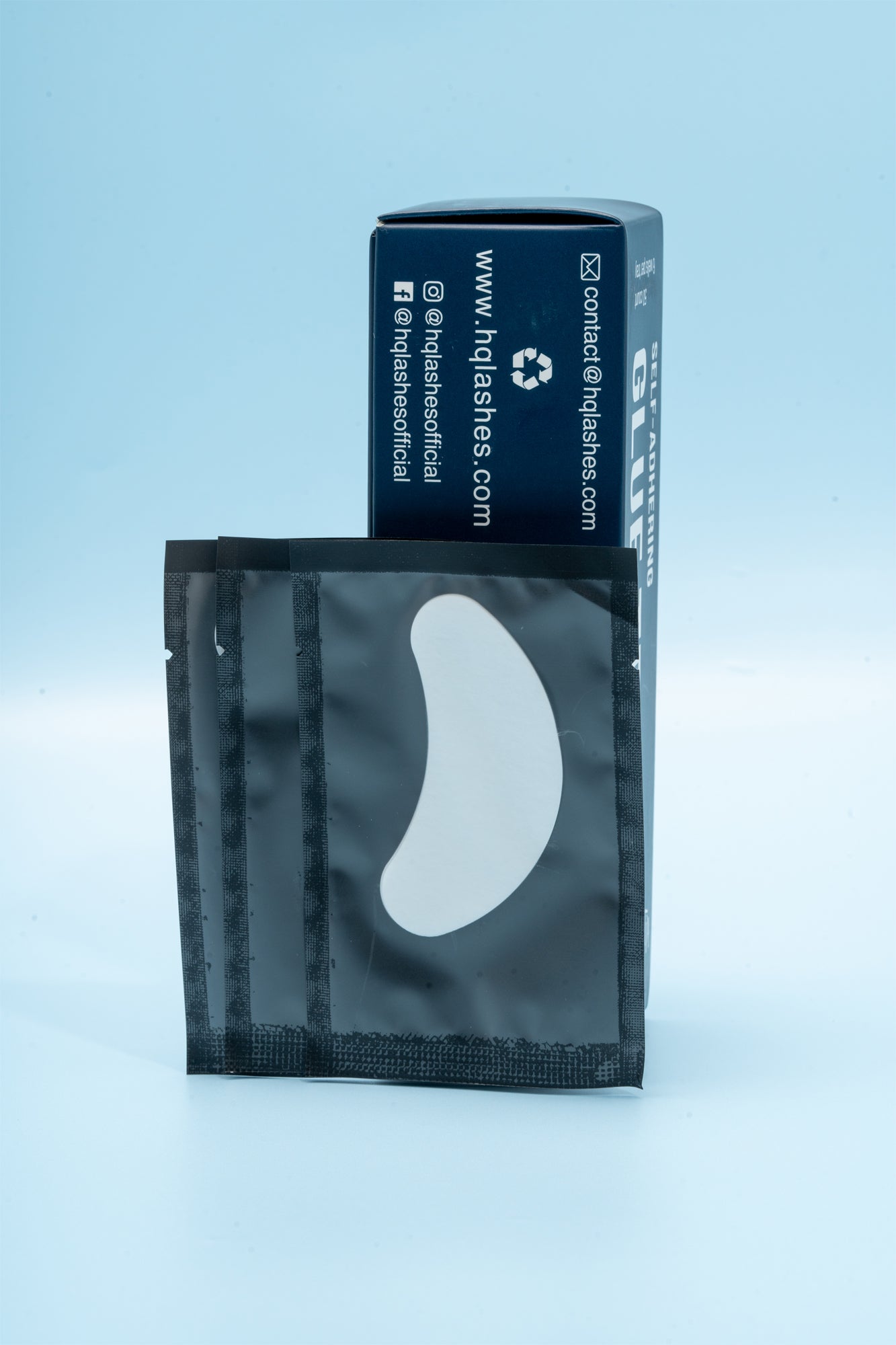 Eye Patches ultra albe pentru extensii de gene – 50 buc / set