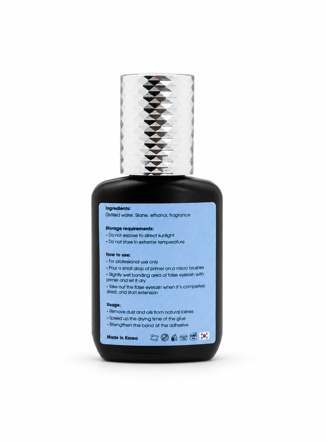 Accelerator pentru adezivul de extensii gene, HQ Lashes, 15 ml – vedere din față