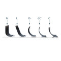 Curburile extensiilor de gene HQ Lashes: M, L, D, CC și C