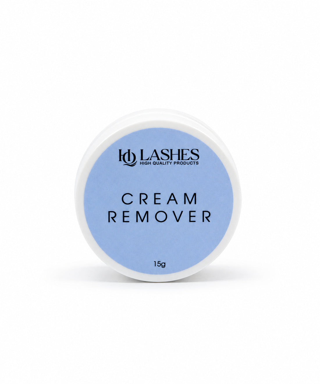 Remover cremă pentru extensii de gene, HQ Lashes, 15 g – vedere din față