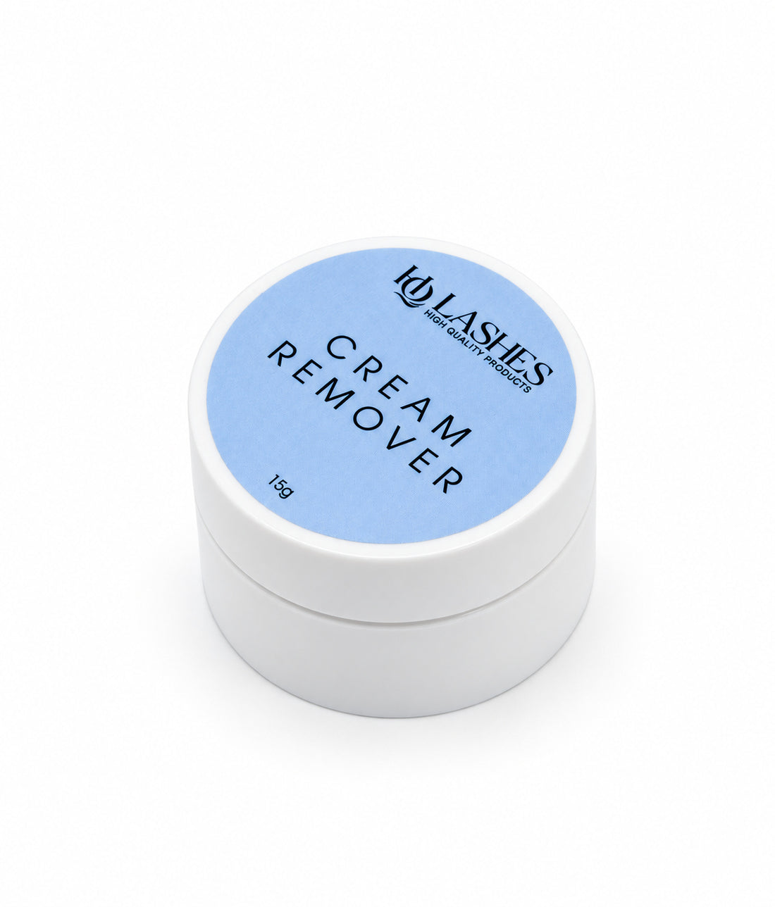 Remover cremă pentru extensii de gene, HQ Lashes, 15 g – vedere din față
